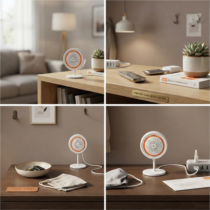 Smart Home Nas - Alarm Sirene Pintar Tuya Zigbee untuk