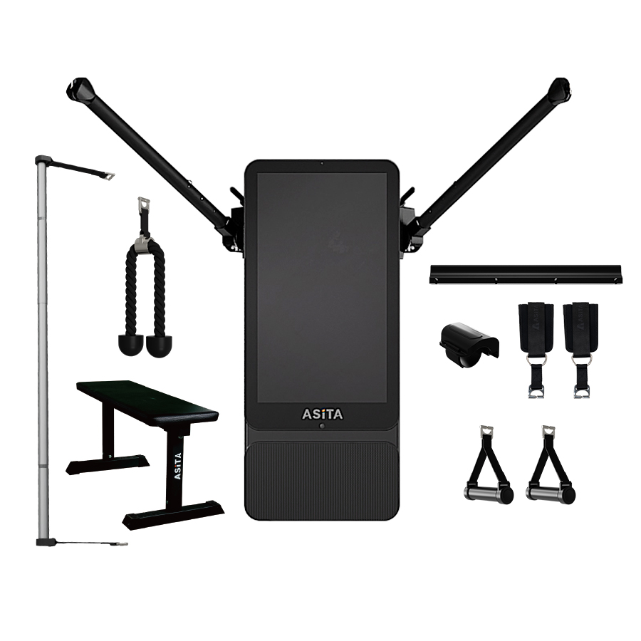 Smart Home Gym Mirror - Peralatan Kebugaran Multifungsi Tonal, Gym Pintar