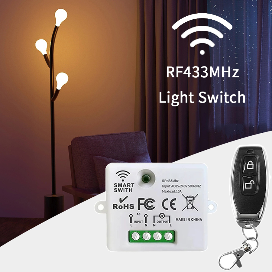 Smart Home Internet - Sakelar Kontrol Jarak Jauh Nirkabel RF