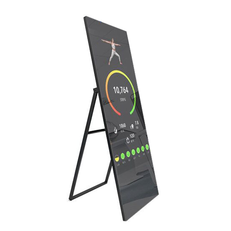 Smart Home Gym Mirror - Cermin Kebugaran Cerdas dengan Panel Sentuh
