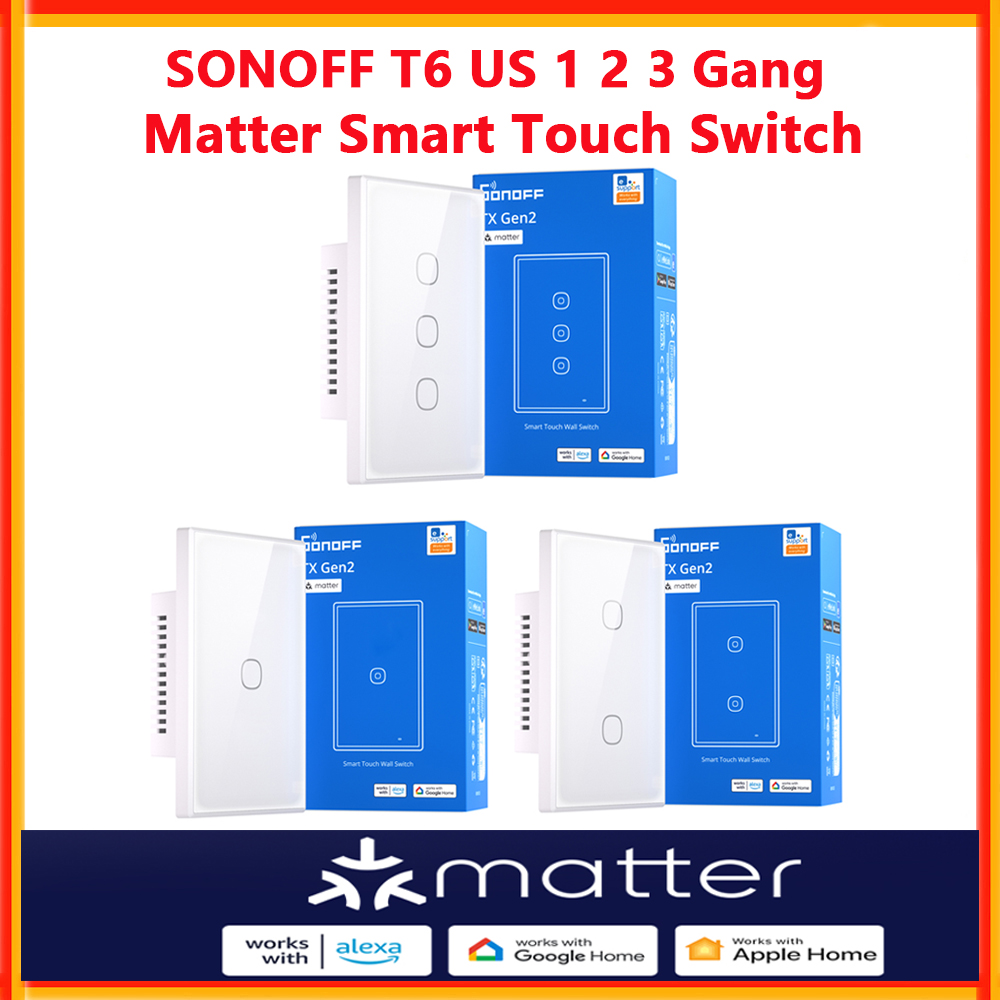 Home Automation Kit - Sonoff TX Gen2 T6 120 Tipe