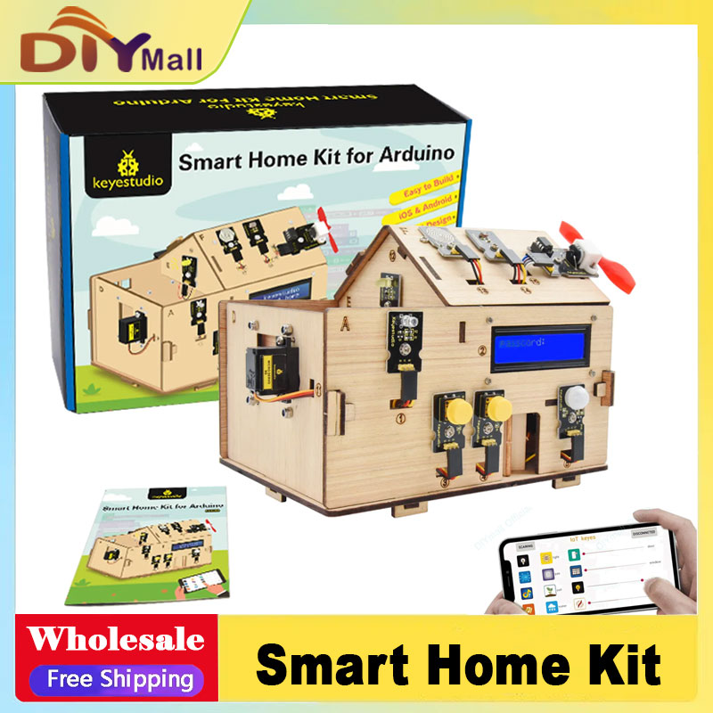 Home Automation Kit - Kit Rumah Pintar IoT Keyestudio dengan