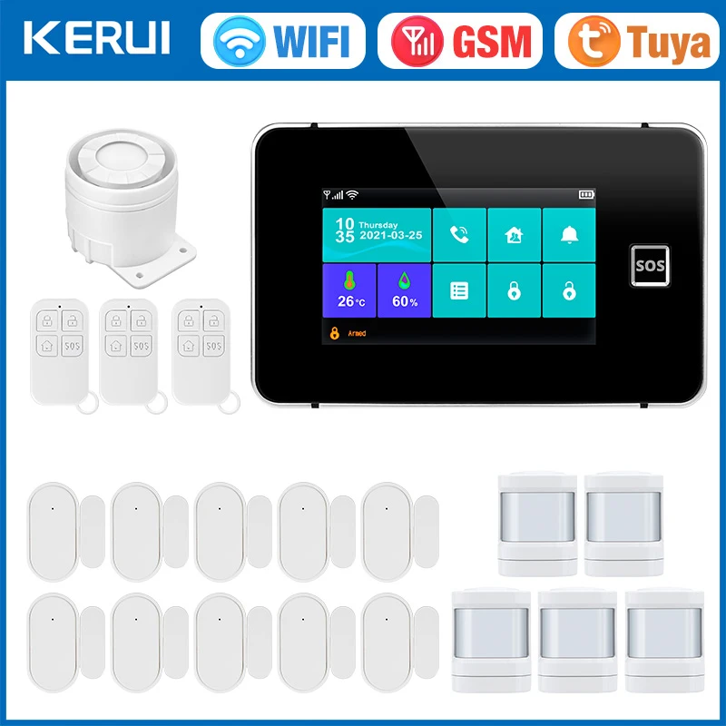 Home Automation Kit - KERUI G60B Sistem Alarm WIFI GSM