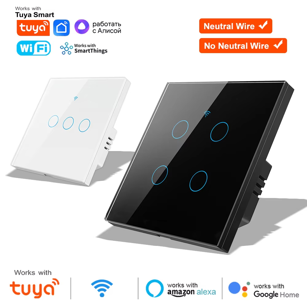 Smart Home Internet - Saklar Lampu Dinding Sentuh WiFi RF