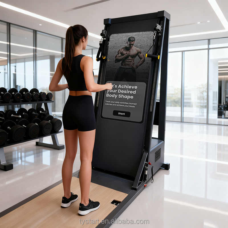 Smart Home Gym Mirror - Tystart Ai Smart Fitness Mirrors, Cermin