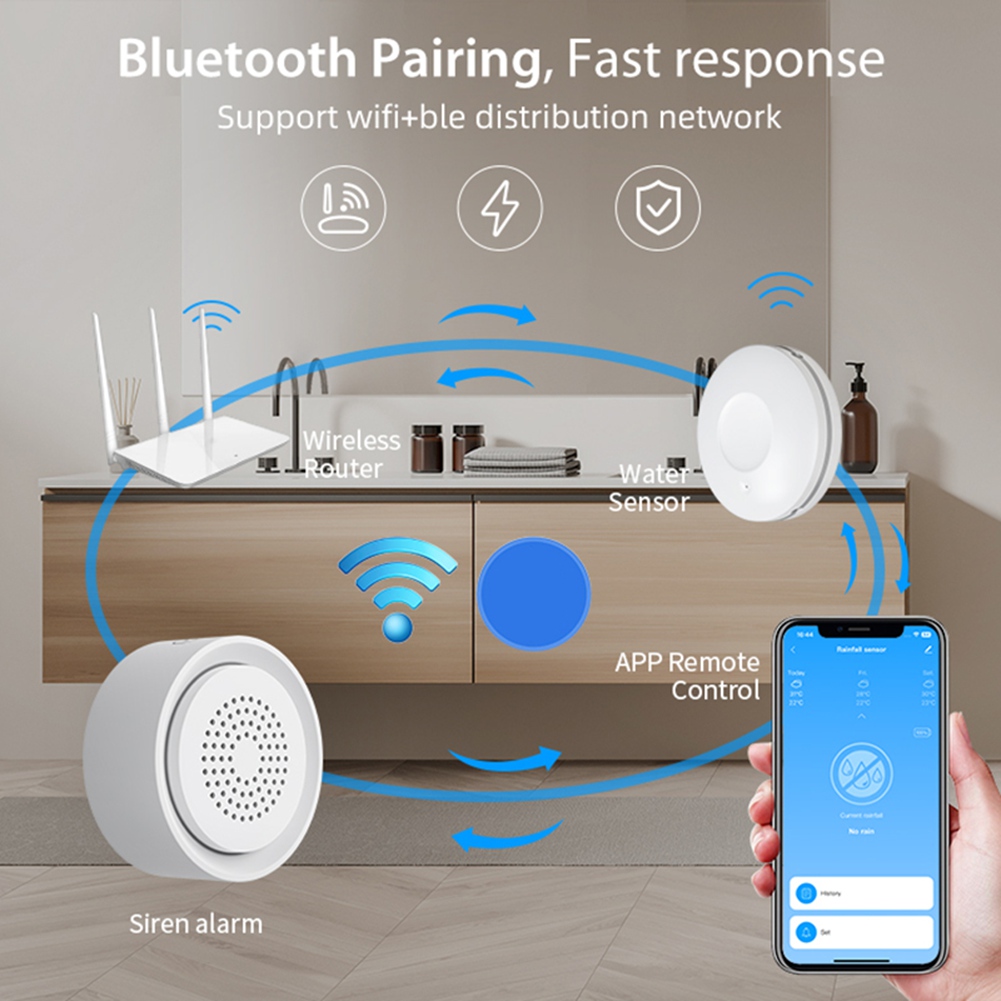 Home Automation Kit - PHILE-Home Automation Wifi Sensor Kebocoran Air