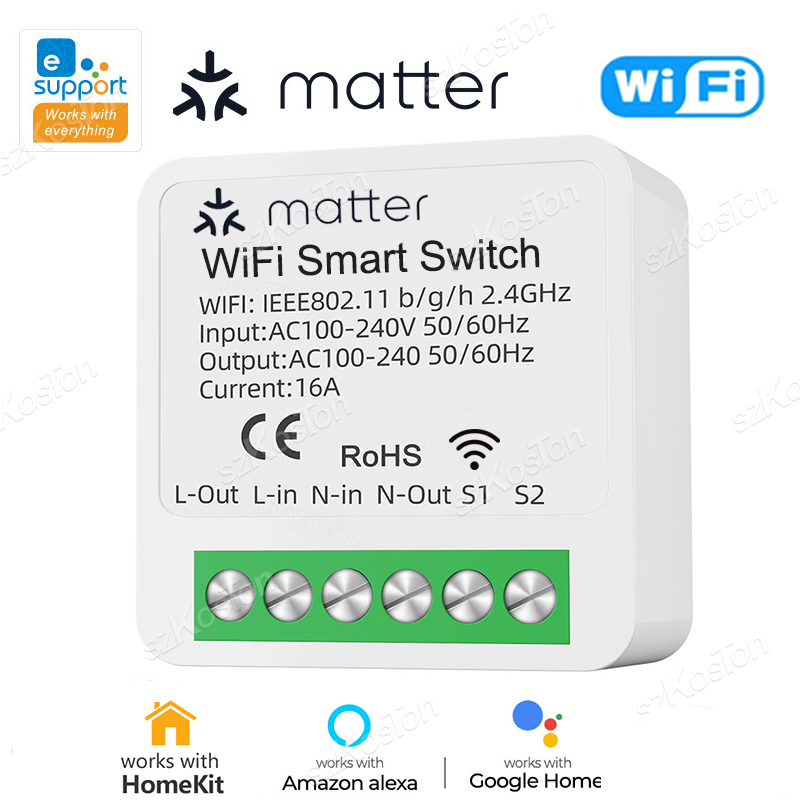 Home Automation Kit - Untuk Homekit Matter WiFi Smart Switch