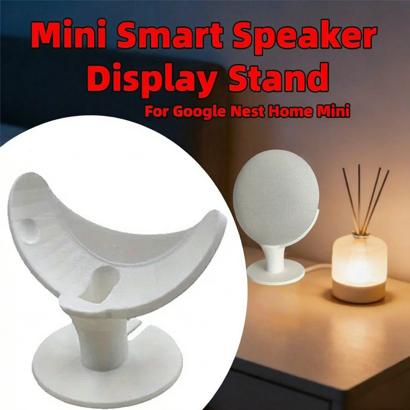 Google Speaker Nest Audio - Dudukan Display Speaker Mini Pintar, Rak