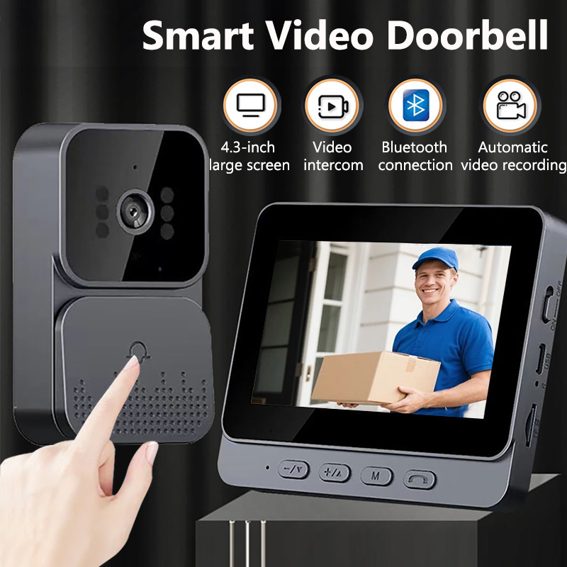 Smart Home Video - Bel Pintu Interkom Video Nirkabel HD