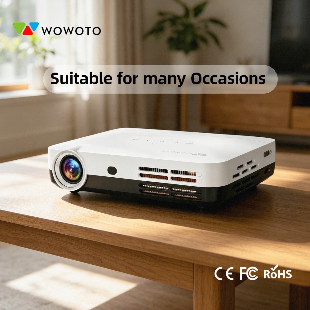 Smart Home Video - Proyektor Mini Home Theater Portabel WOWOTO
