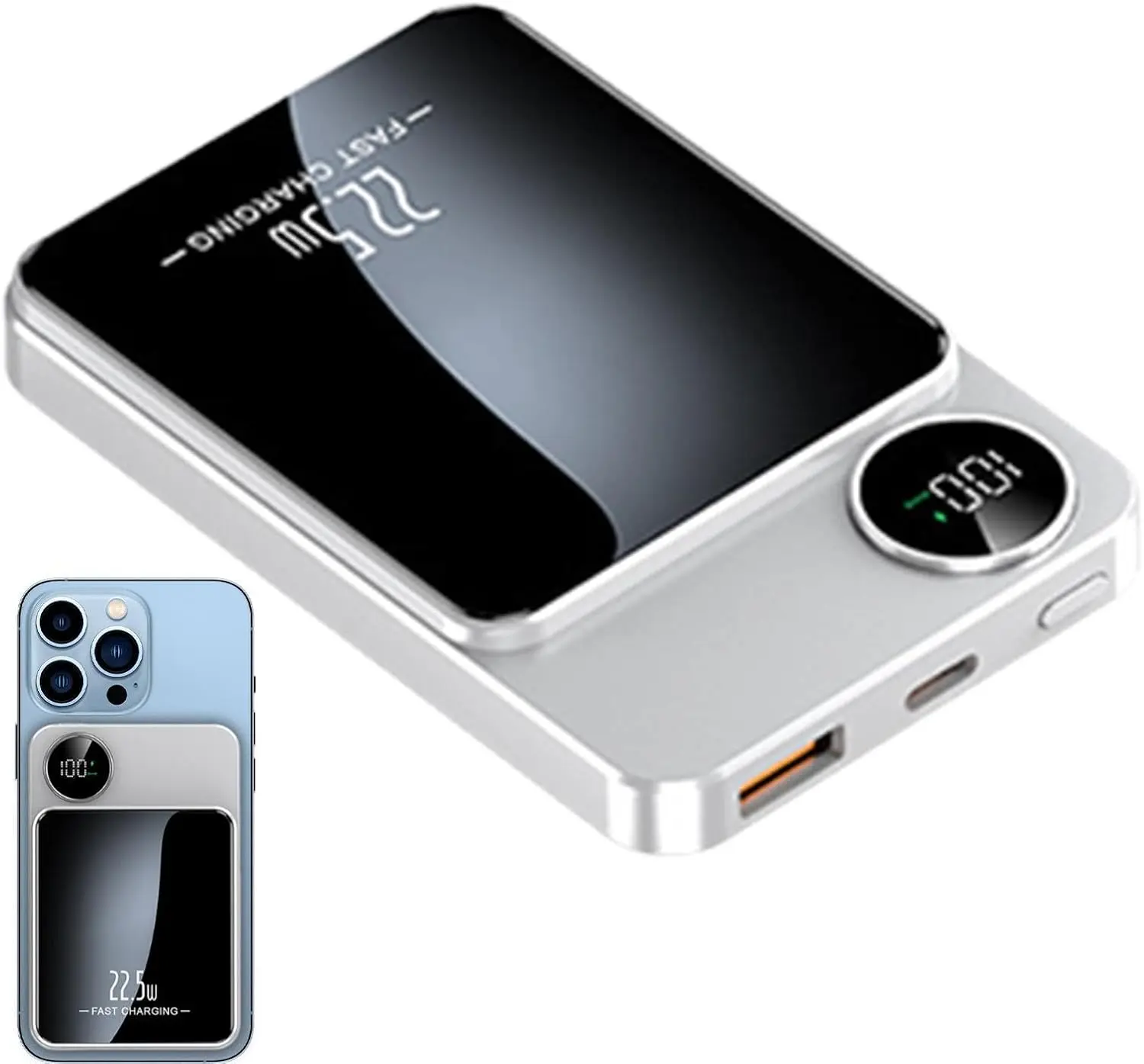 Smart Home Internet - Alas Pengisi Daya Nirkabel 20000mAh, Hub