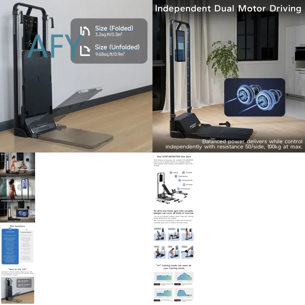 Smart Home Gym Mirror - Cermin Gym Pintar untuk Kebugaran di