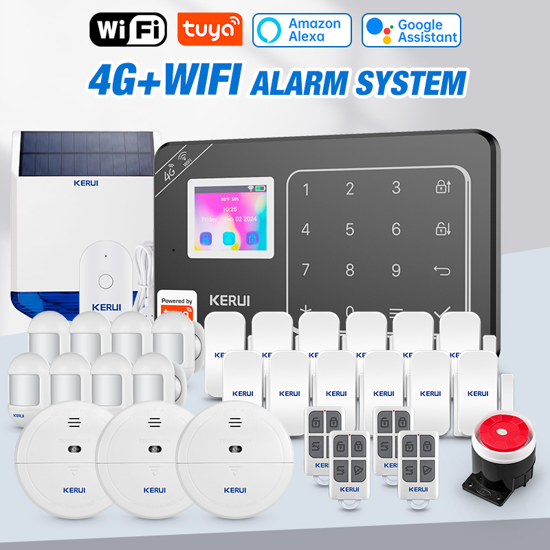Home Automation Kit - KERUI GSM 4G WiFi Alarm Sistem