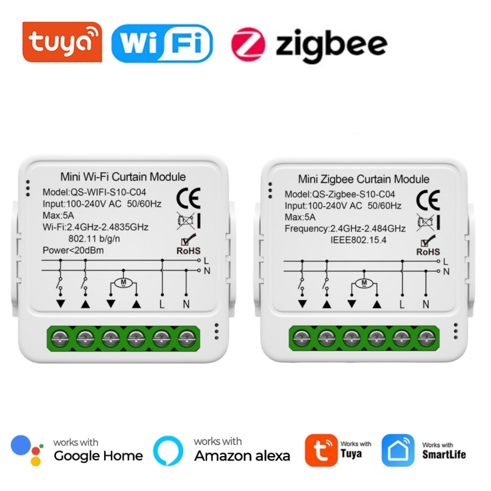 Home Automation Kit - Tuya WiFi Zigbee Modul Sakelar Tirai
