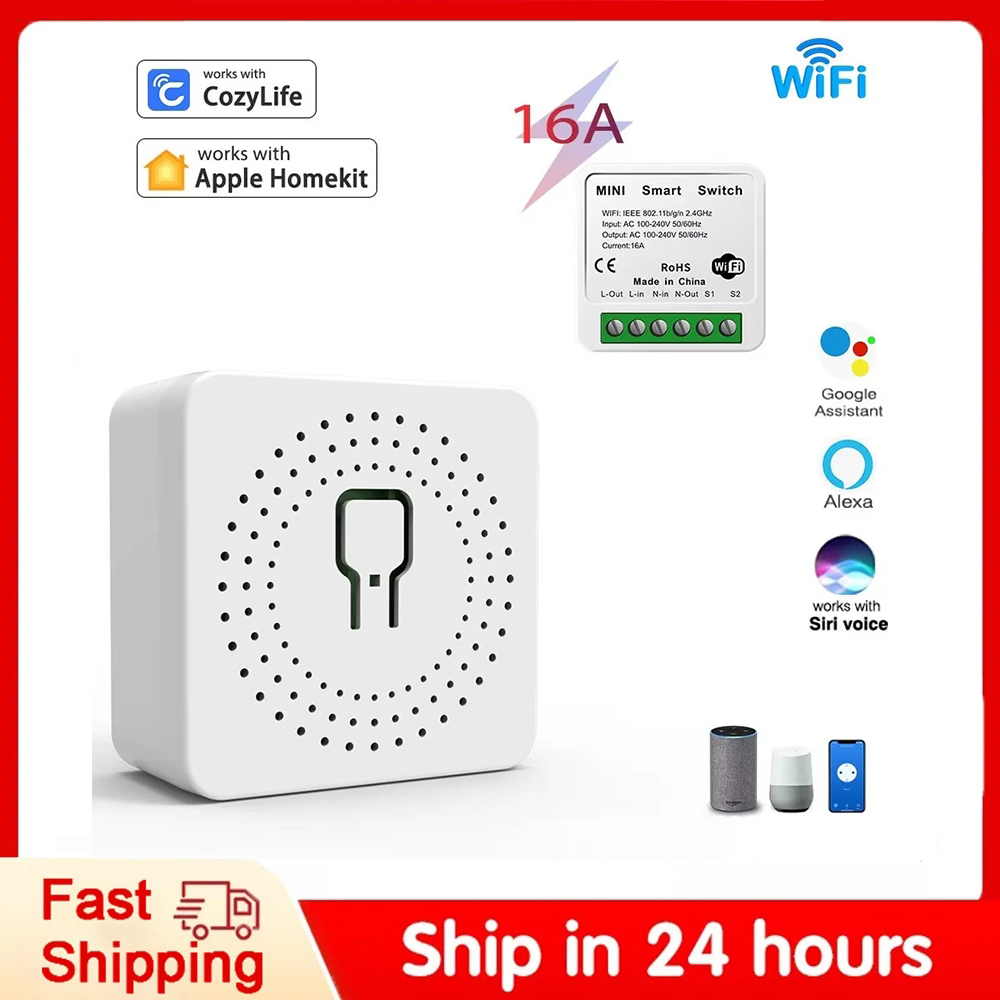 Home Automation Kit - Saklar Pintar Mini Wifi, pemutus Relay