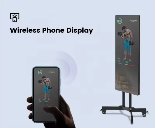 Layar Sentuh Pintar Model Terb - Smart Home Gym Mirror ulasan dan harga