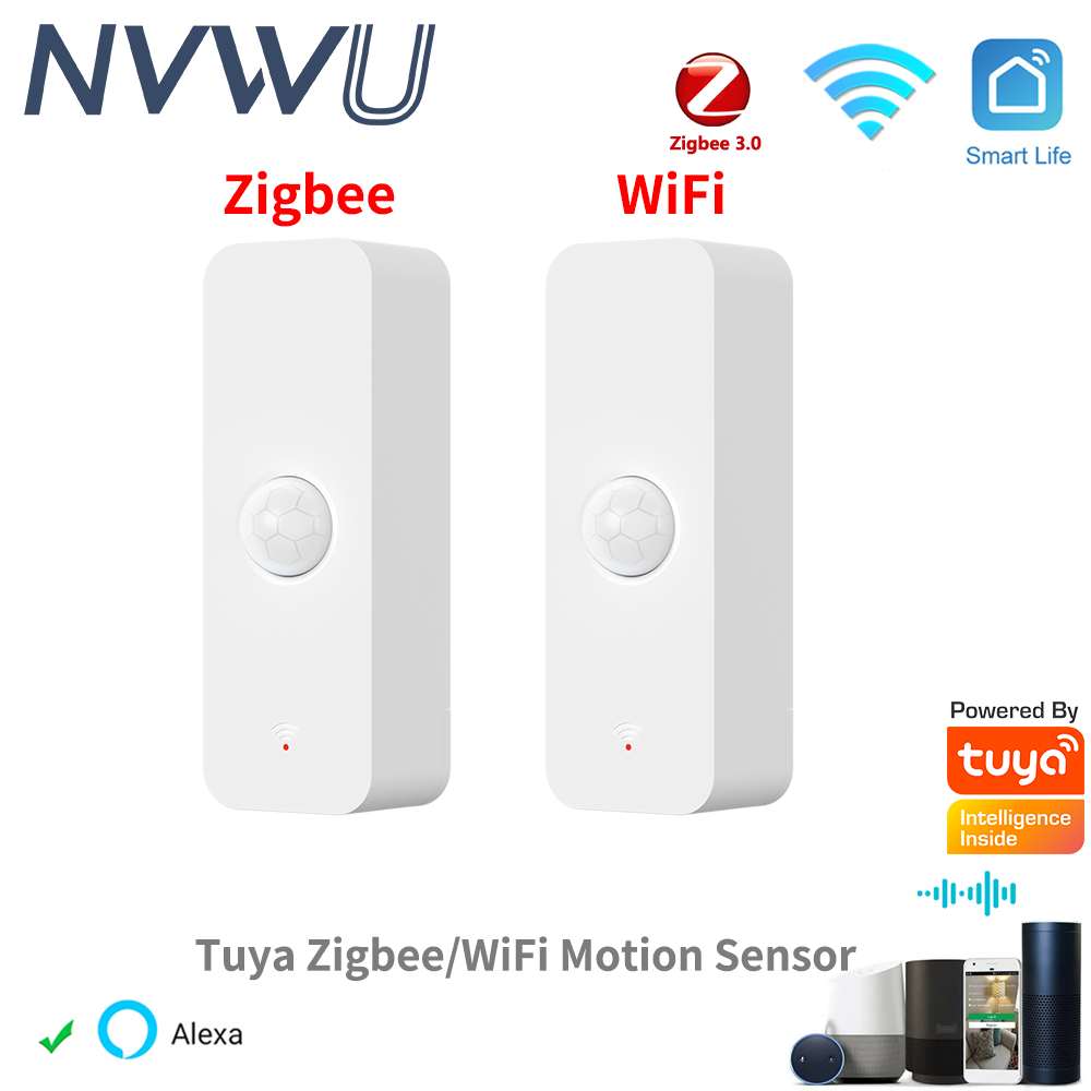 Zigbee PIR Sensor gerak WiFi,  - Smart Home Google Assistant ulasan dan harga