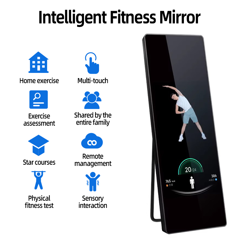 Cermin Kebugaran Cerdas dengan - Smart Home Gym Mirror ulasan dan harga