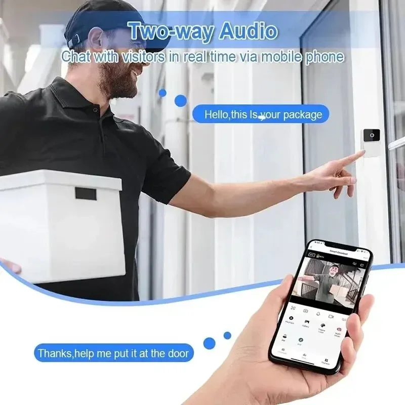 Bel Pintu Video WiFi Tuya App  - Smart Home Video Doorbell App ulasan dan harga