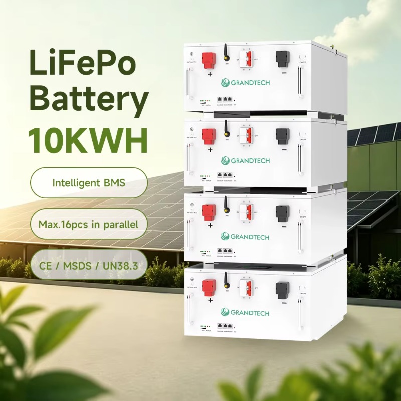Baterai LiFePO4 Pintar 48V den - Smart Home Energy App ulasan dan harga