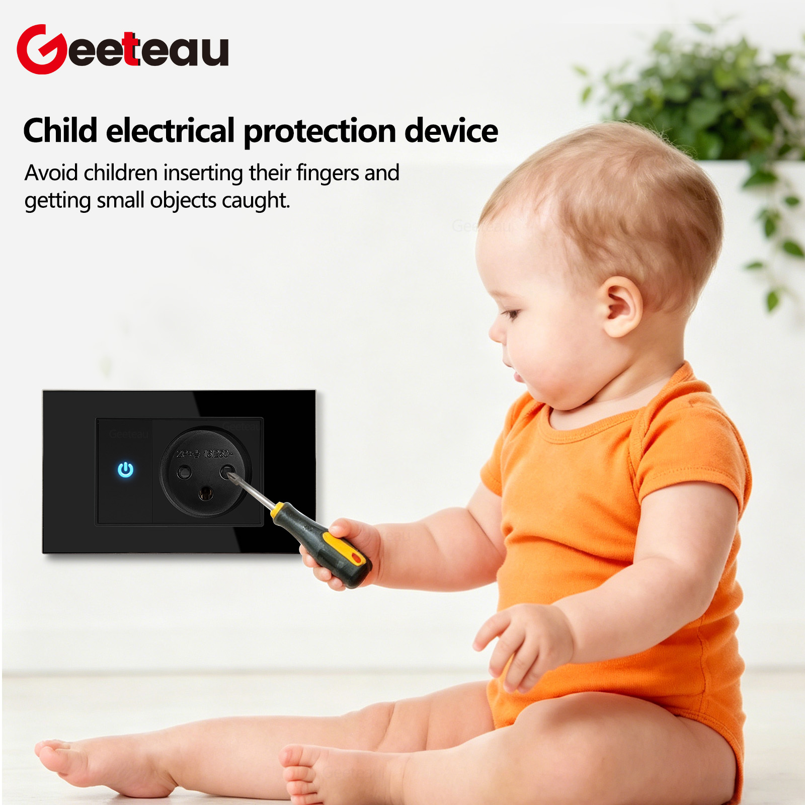 Geeteau Israel Palestina 16A S - Smart Wall Socket ulasan dan harga