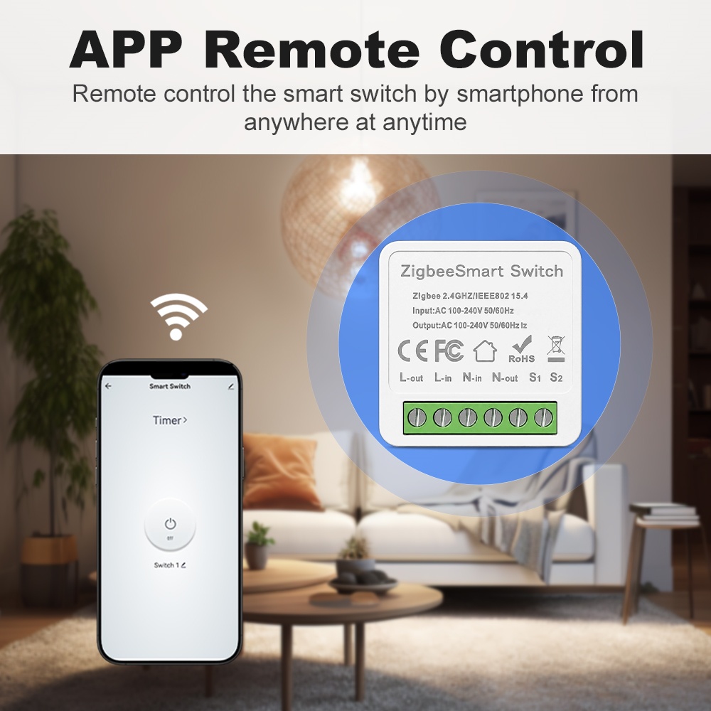 Modul Sakelar Manhot ZigBee 3. - Tuya Smart Switch ulasan dan harga