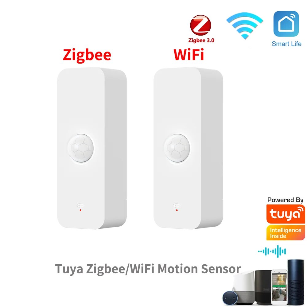 Zigbee PIR Sensor gerak WiFi,  - Smart Home Google Assistant ulasan dan harga