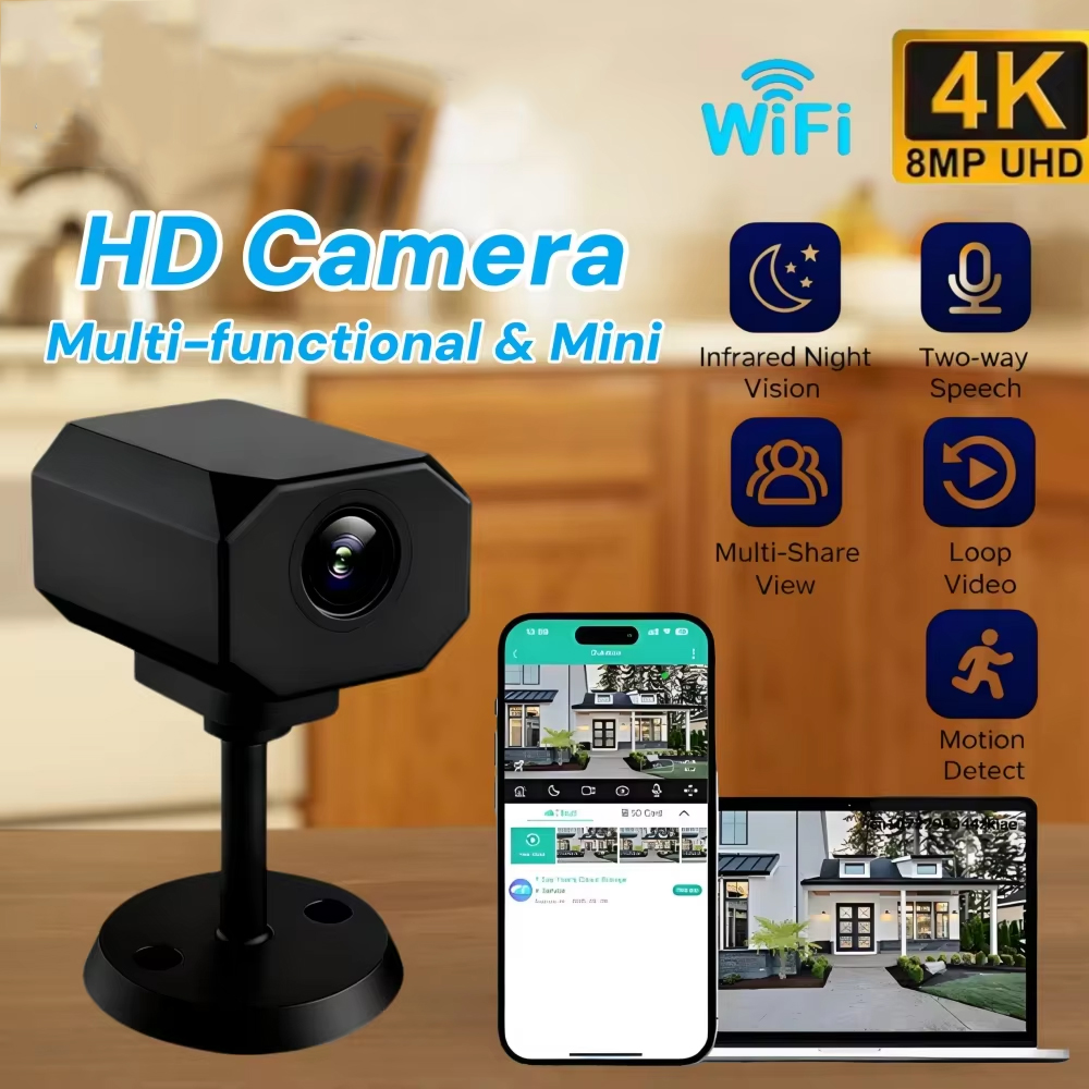 Kamera Keamanan WiFi 4K HD unt - Smart Home Internet ulasan dan harga