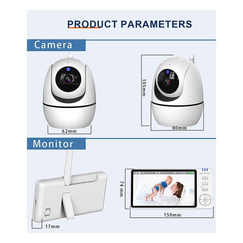 ABUL-Video Monitor Bayi 2.4G 3 - Smart Home Video ulasan dan harga