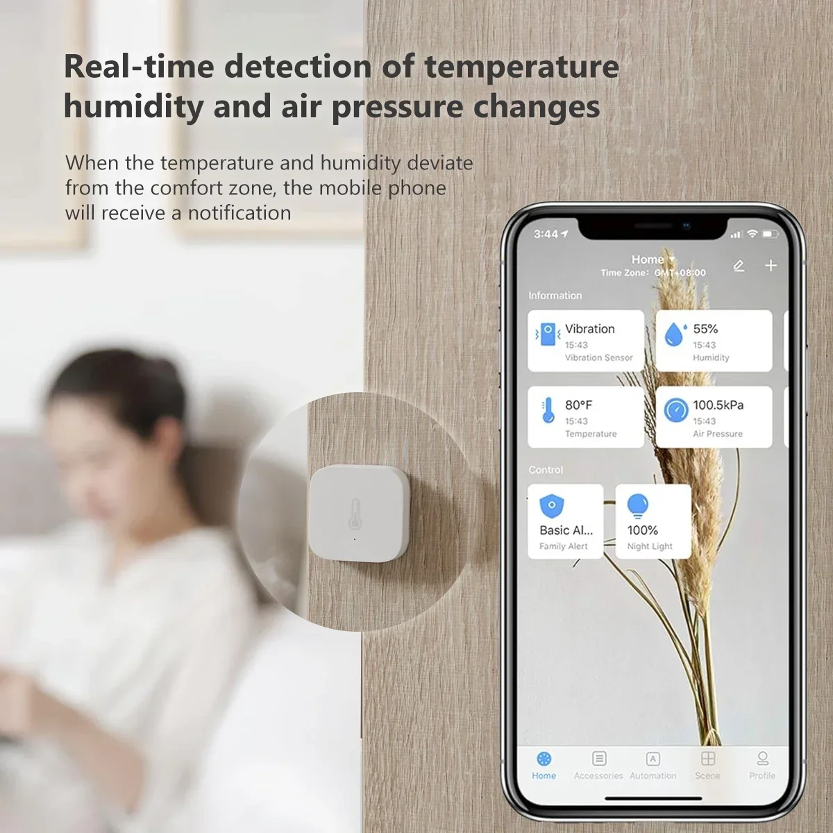 Sensor Suhu Aqara Zigbee Senso - Smart Home For Windows ulasan dan harga