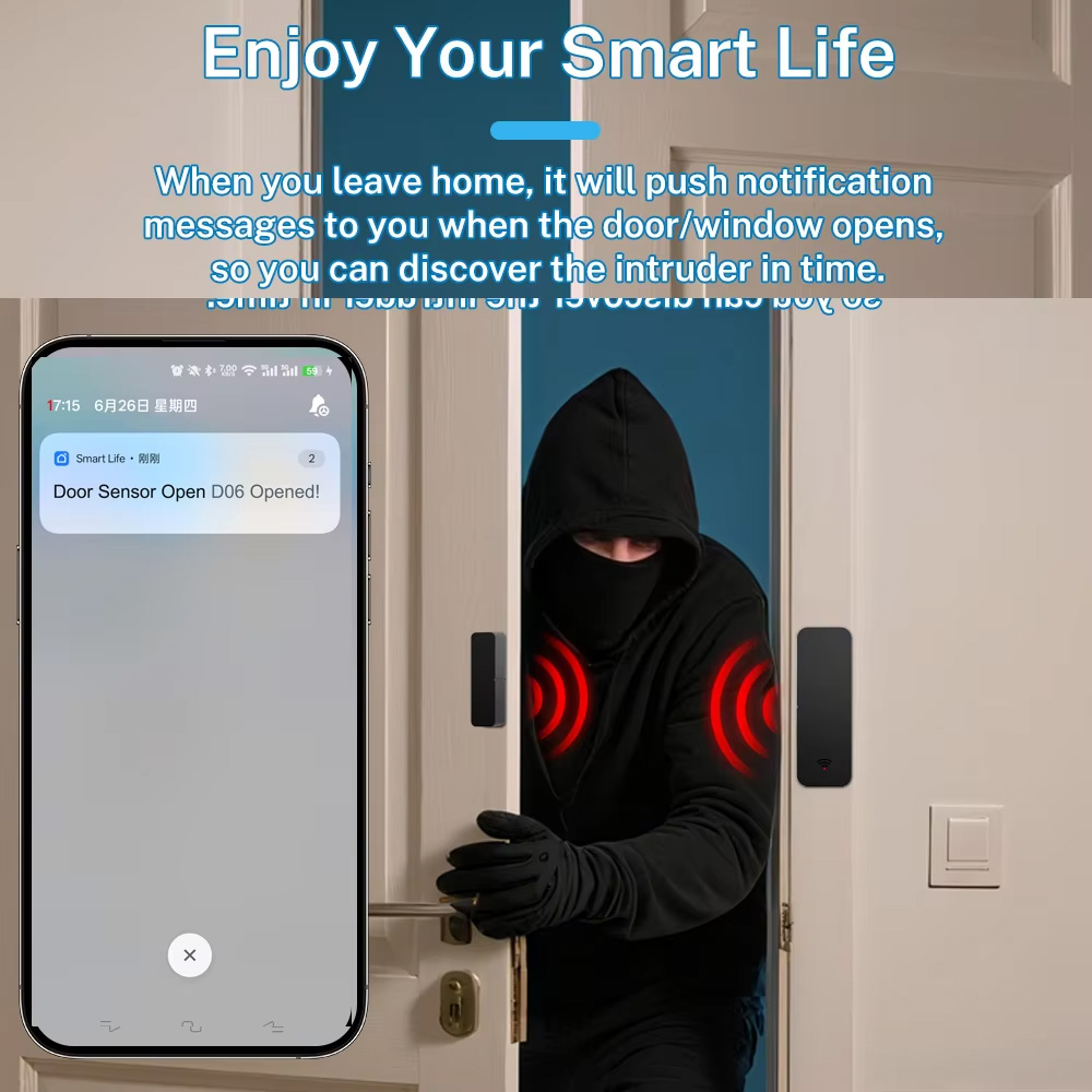 Sensor Pintu dan Jendela Tuya  - Smart Home For Windows ulasan dan harga