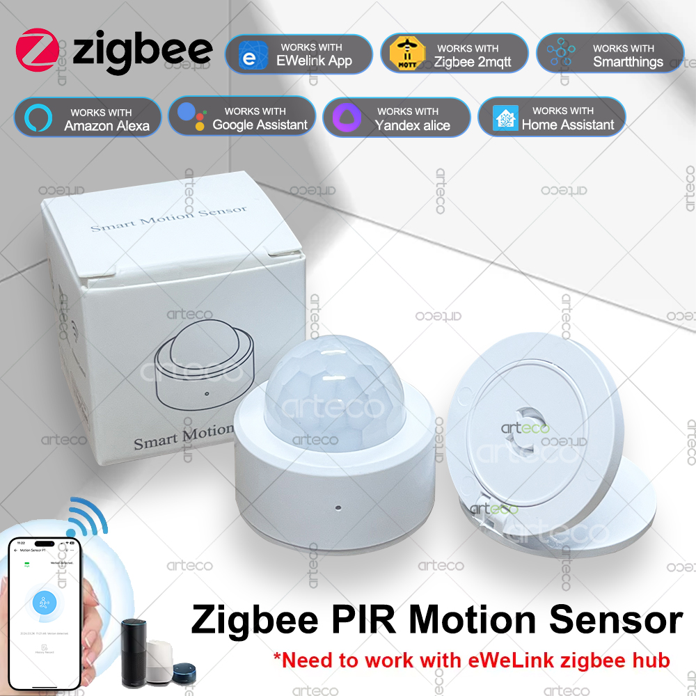 Ewelink Zigbee PIR Sensor Gera - Smart Home Google Assistant ulasan dan harga