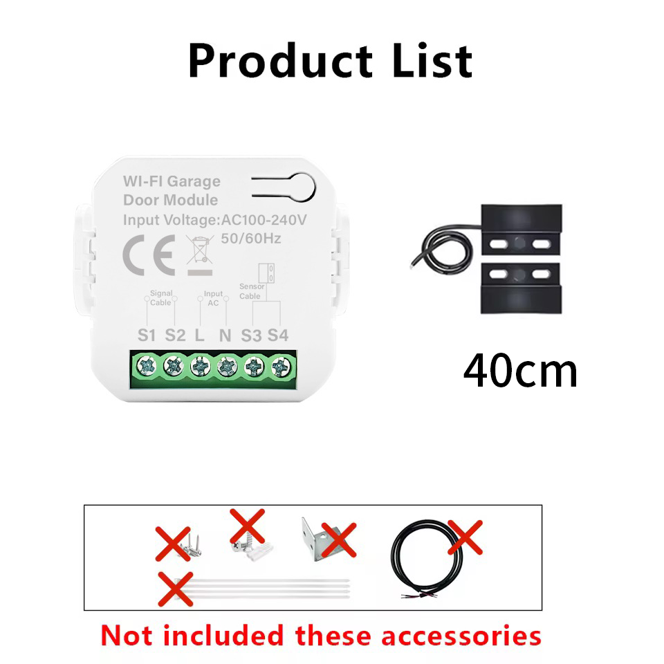 Smart Tuya WiFi Saklar Pintu G - Smart Garage Door Opener ulasan dan harga
