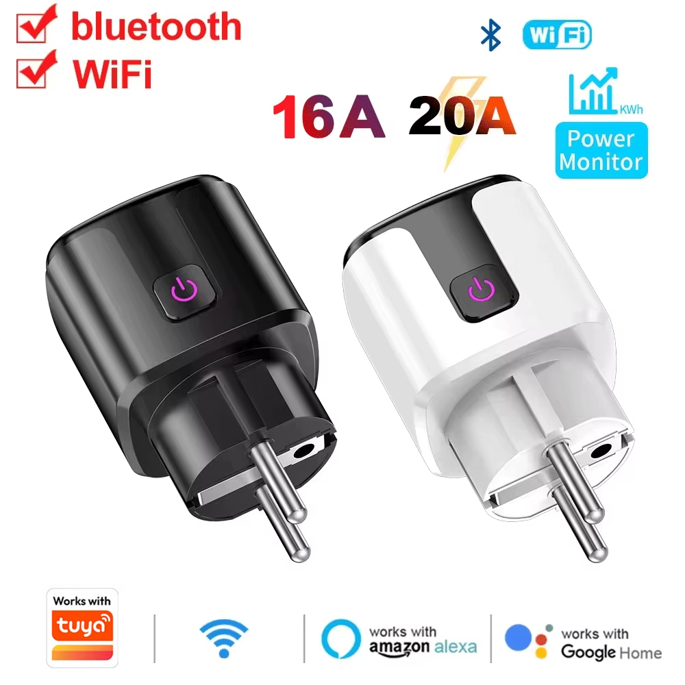 Stop Kontak Pintar WiFi EU, Be - Smart Wall Socket ulasan dan harga