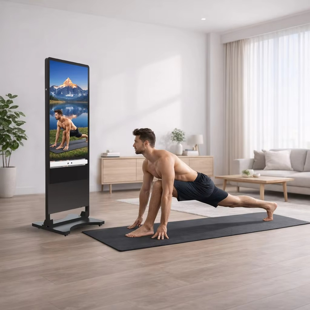 Cermin Kebugaran Pintar Full H - Smart Home Gym Mirror ulasan dan harga