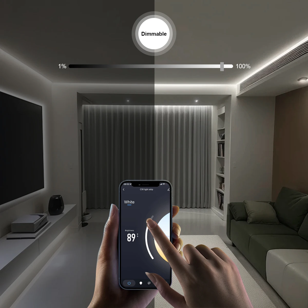 Zigbee 3.0 CCT 2700K-6500K Lam - Smart Home For Windows ulasan dan harga