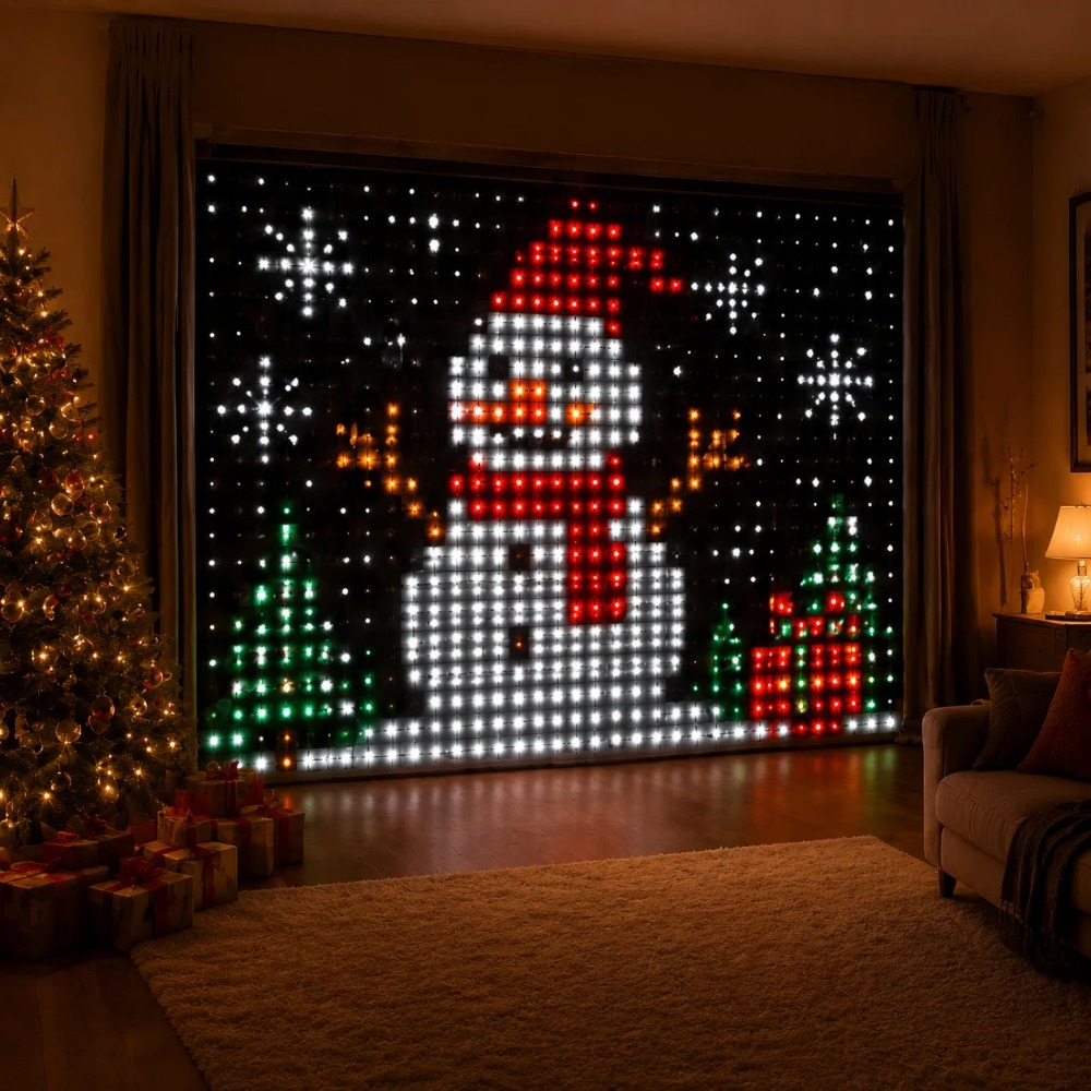 Lampu Tirai LED Pixel dengan K - Smart Home Lighting Control ulasan dan harga