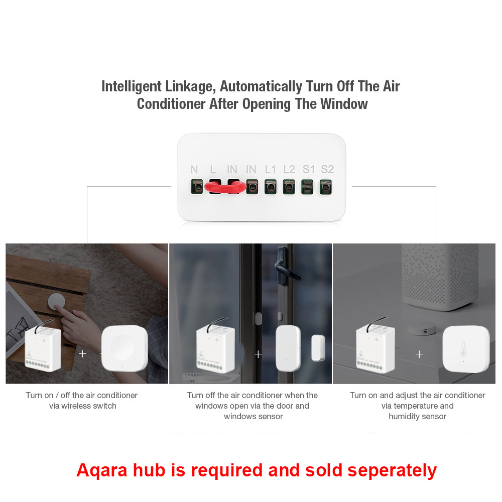 Modul Kontrol Dua Arah Aqara S - Home Automation Kit ulasan dan harga