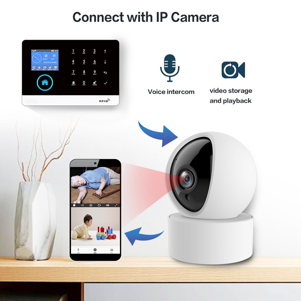 Sistem Alarm Rumah Nirkabel Wi - Home Automation Kit ulasan dan harga