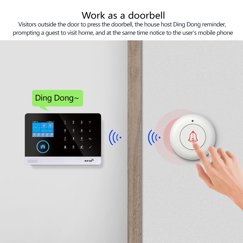 Sistem Alarm Rumah Nirkabel Wi - Home Automation Kit ulasan dan harga