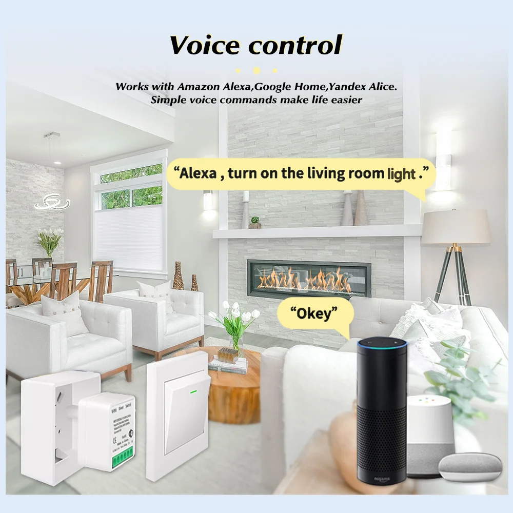 Untuk Tuya Mini Smart WiFi Swi - Smart Home Google Assistant ulasan dan harga