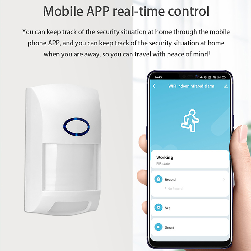 Sensor Gerak PIR Tuya Pintar W - Smart Home Automation System ulasan dan harga