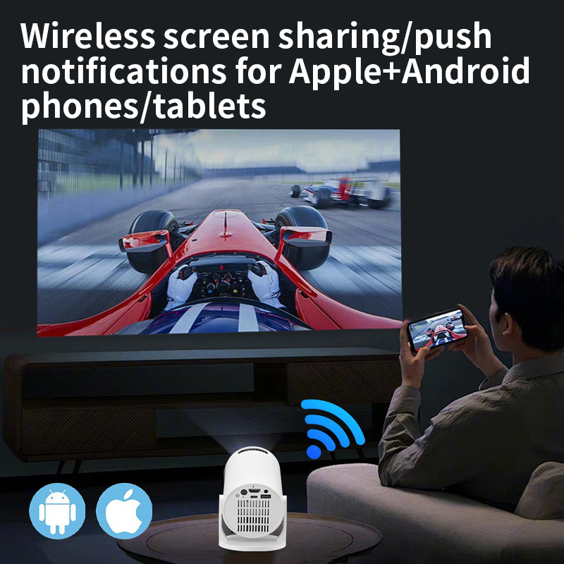 Proyektor Video Mini Pintar 4K - Smart Home Video ulasan dan harga