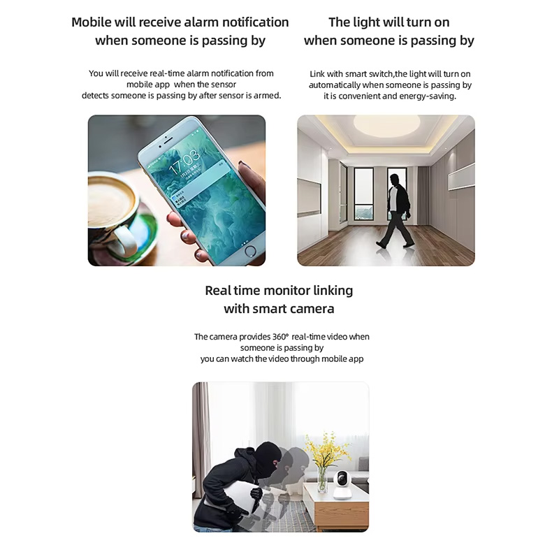 Sensor Gerak PIR Cerdas WiFi Z - Smart Home Google Assistant ulasan dan harga