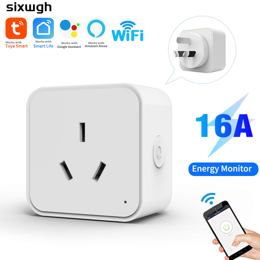 WiFi Tuya AU Standard Smart Pl - Smart Wall Socket ulasan dan harga