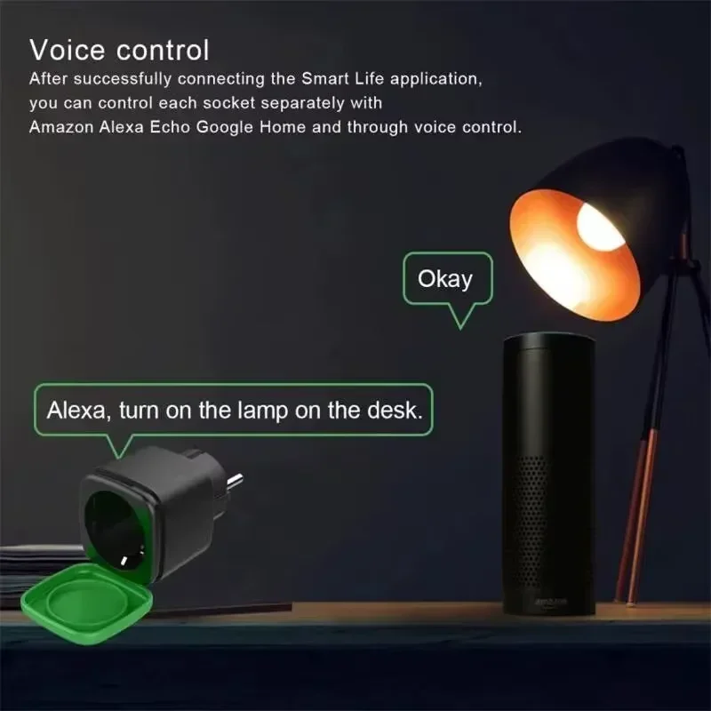Tuya EU 16A WiFi Smart Waterpr - Smart Home Google Assistant ulasan dan harga