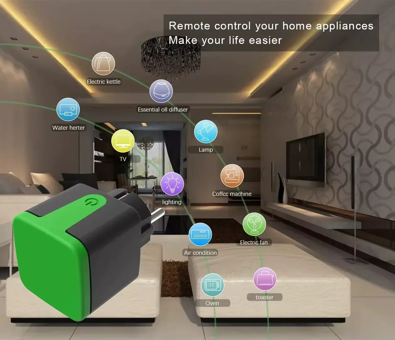 Tuya EU 16A WiFi Smart Waterpr - Smart Home Google Assistant ulasan dan harga