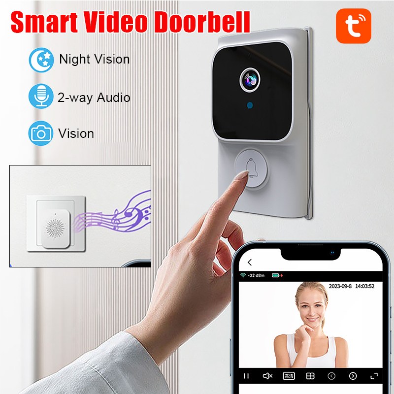 Tuya Bel Pintu Video Pintar Ni - Smart Home Video Doorbell App ulasan dan harga