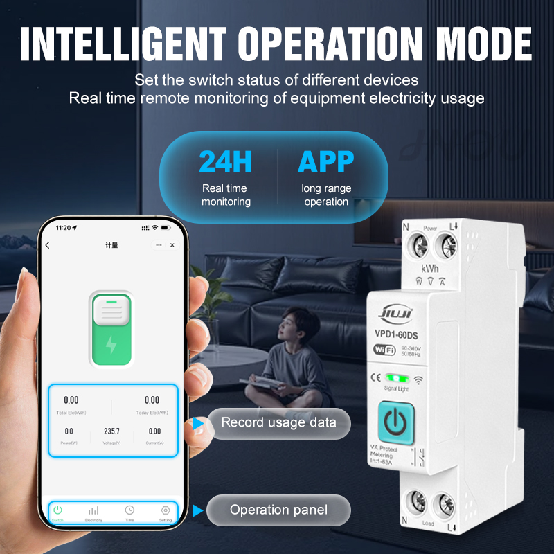 Sakelar DIN Rail WiFi Cerdas 1 - Smart Home Internet ulasan dan harga