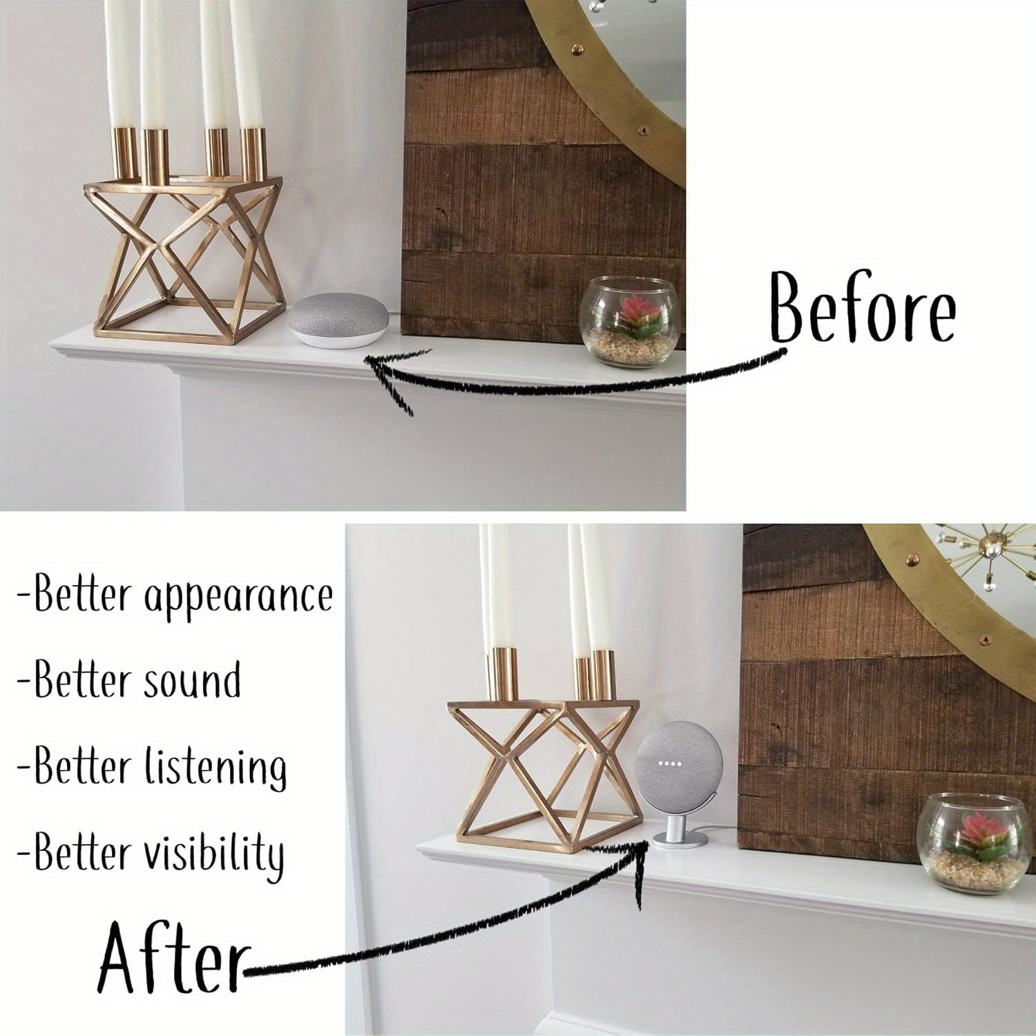 Dudukan Display Speaker Mini P - Google Speaker Nest Audio ulasan dan harga